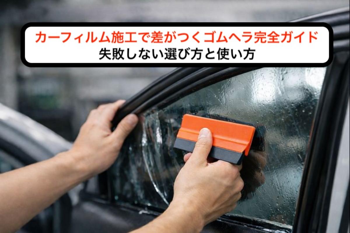 06 カーフィルム ゴムヘラ