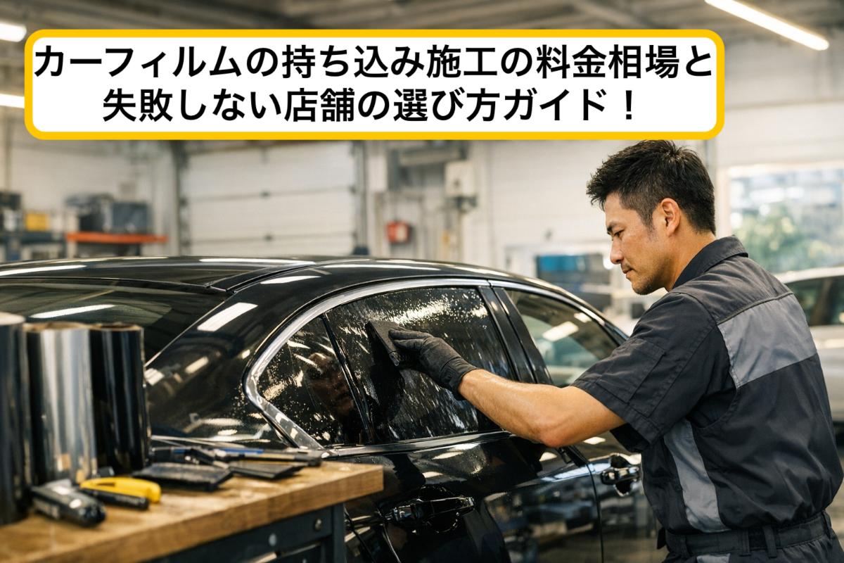 12カーフィルム 持ち込み 施工